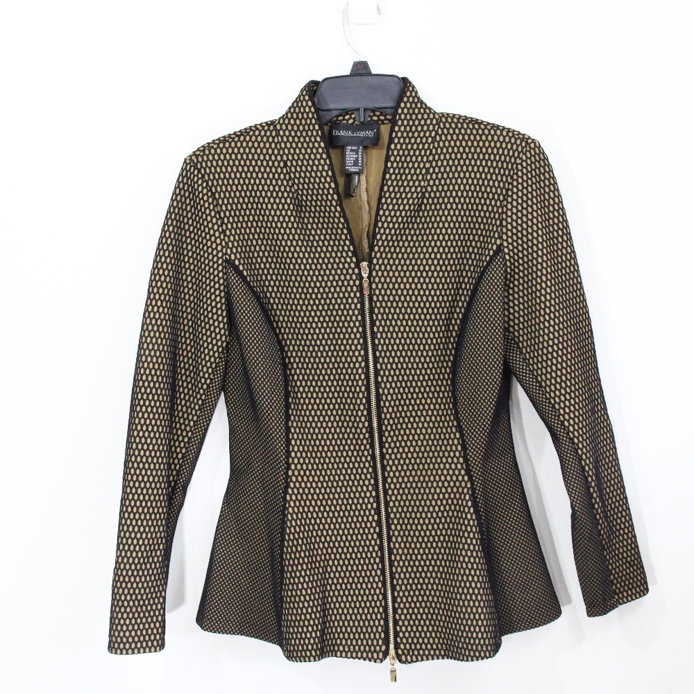 Frank Lyman Jacket sz 8 Women Fitted Blazer Business Professional dressy